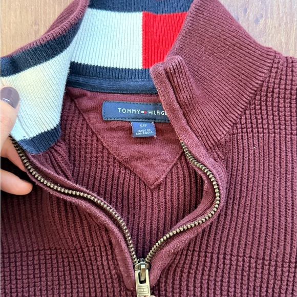Tommy 3/4 Zip Pullover Size S (unisex) - Picture 2 of 6